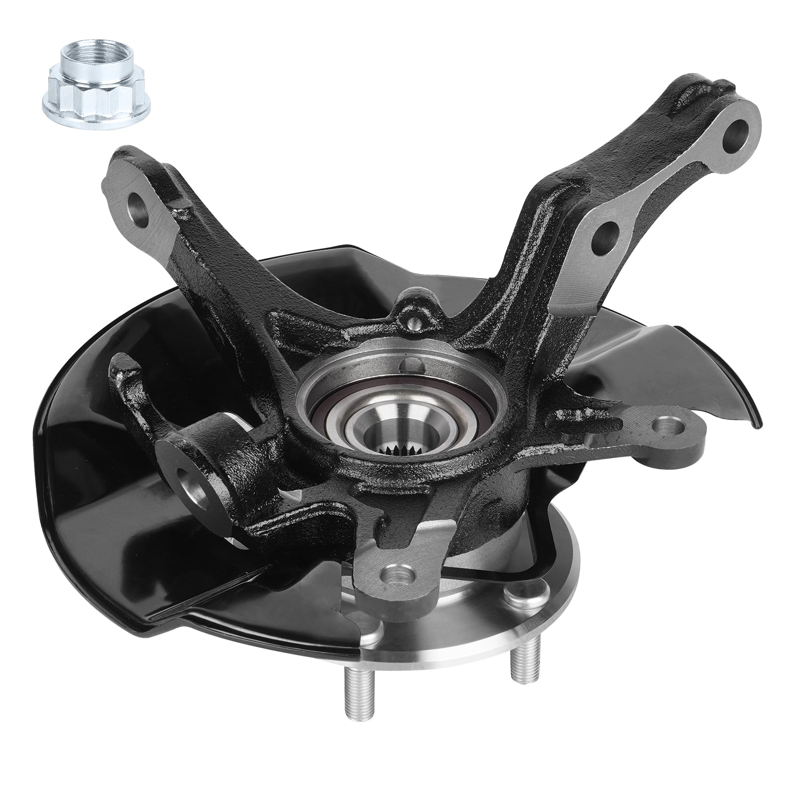 ©︎handra Amazon.com: Front Left Driver Side Steering Knuckle & Wheel